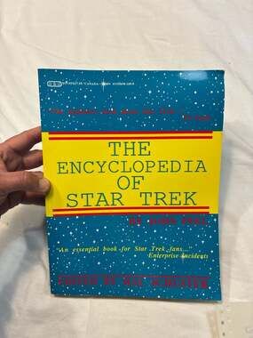 The Encyclopedia of Star Trek by John Peel, 1987 First Edition Paperback Edition